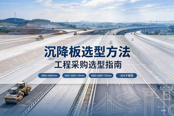 甘孜沉降板选择方法