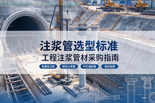 甘孜注浆管选型标准