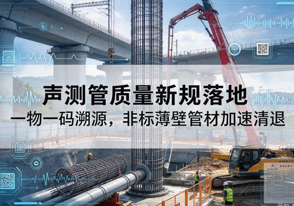 甘孜声测管质量新规落地，一物一码溯源，非标薄壁管材加速清退